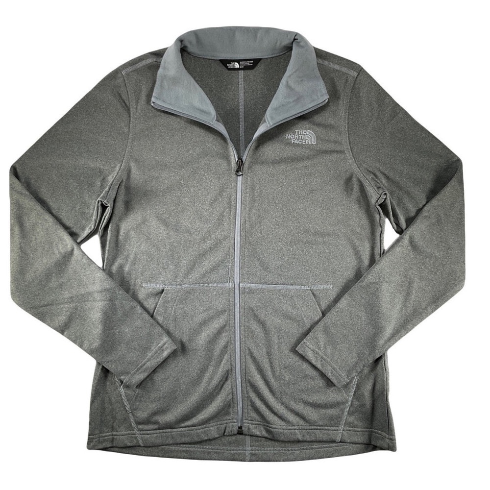 The North Face Jacket Tech Mezzaluna Full Zip Lightweight Gray Size Medium - Picture 1 of 13